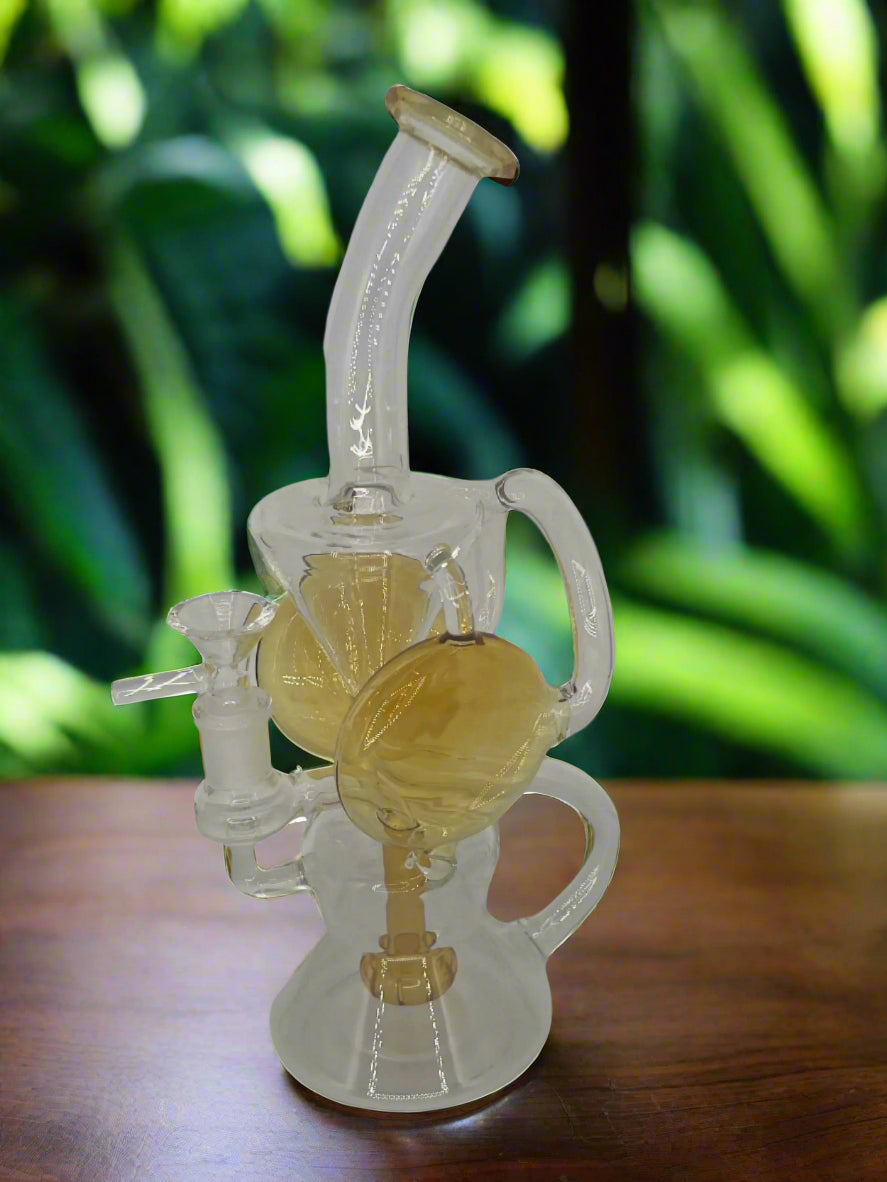 11" Recycler Oil Rig with Showerhead Perc
