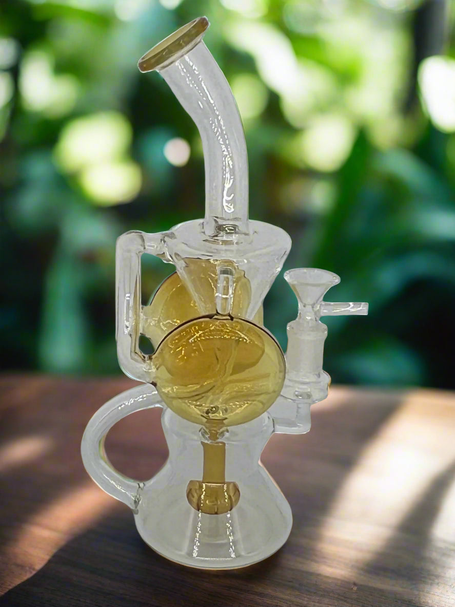11" Recycler Oil Rig with Showerhead Perc