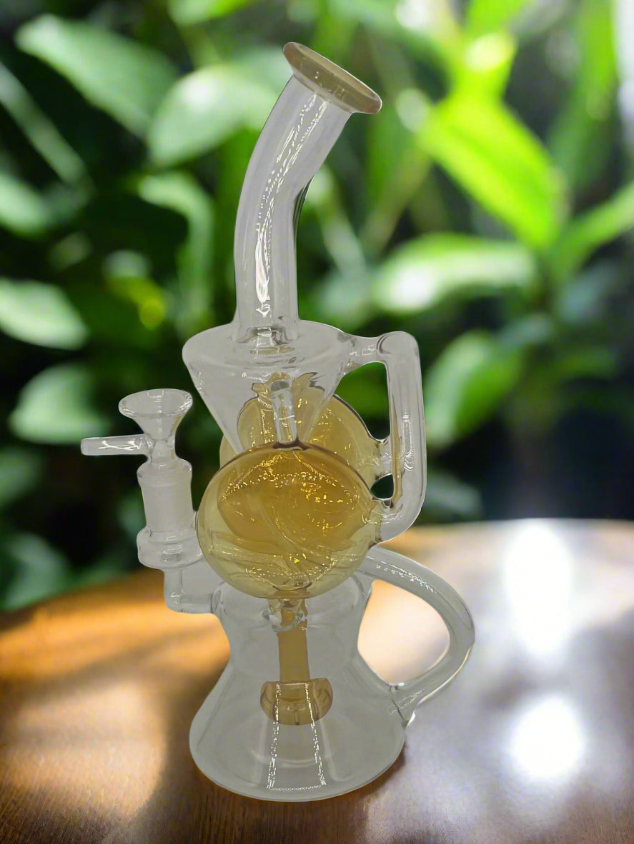 11" Recycler Oil Rig with Showerhead Perc