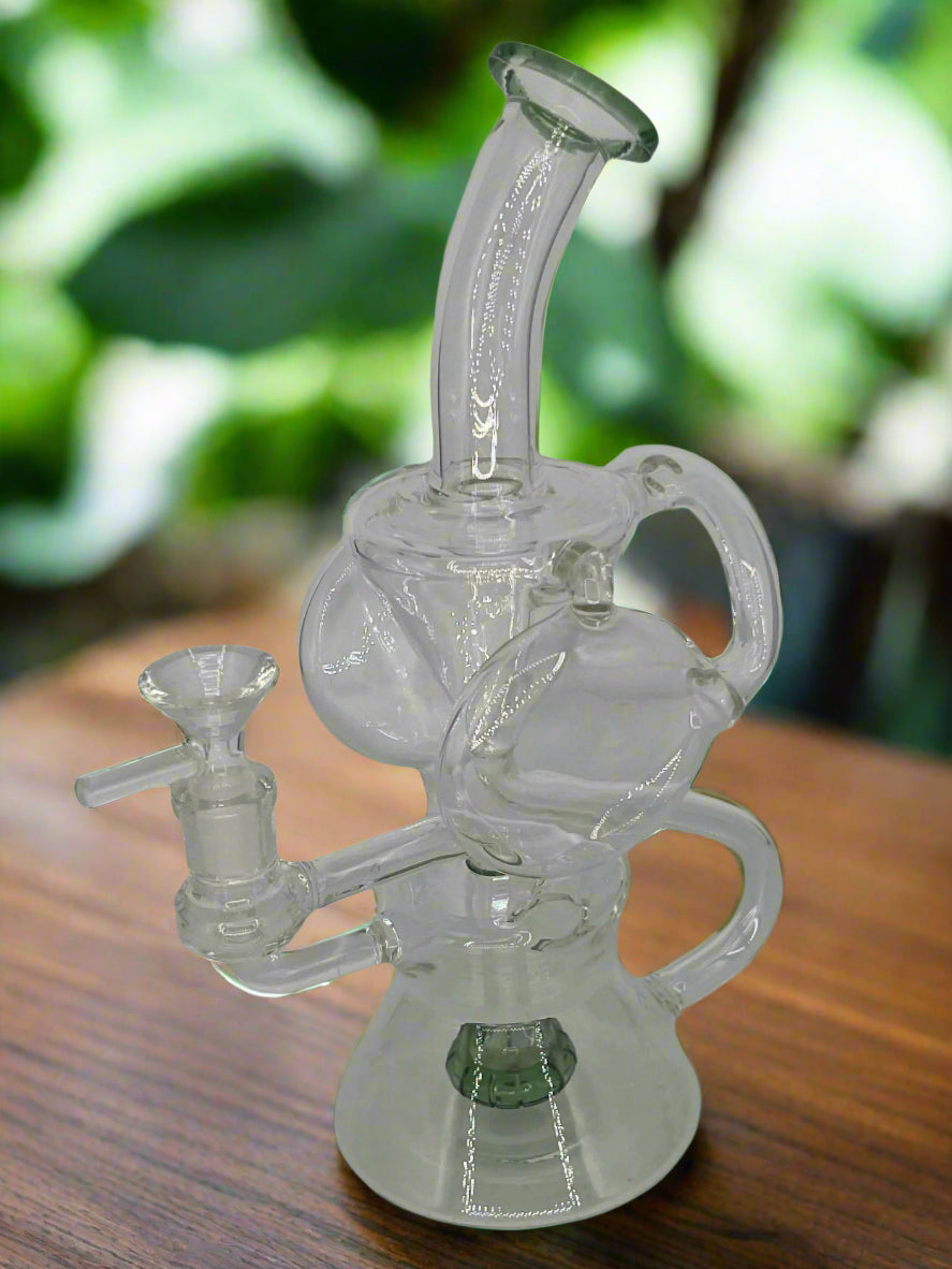 11" Recycler Oil Rig with Showerhead Perc