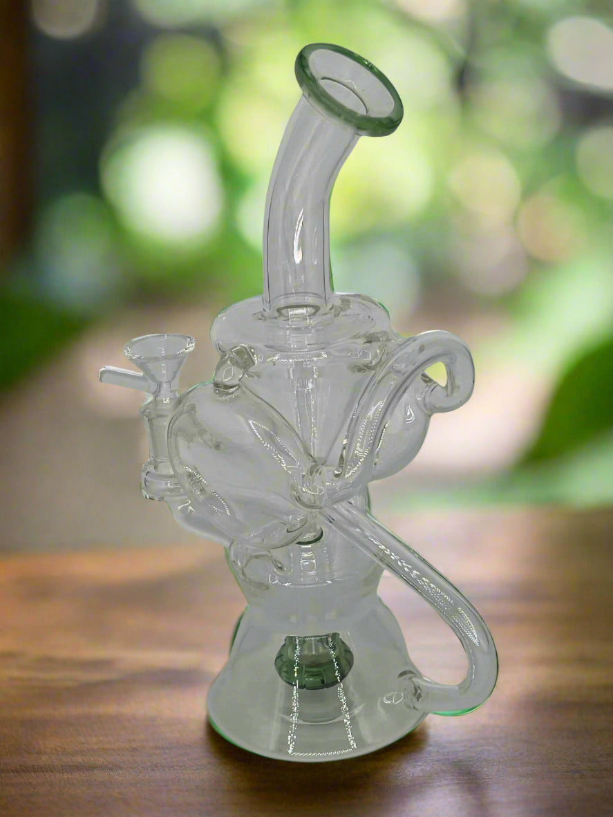 11" Recycler Oil Rig with Showerhead Perc
