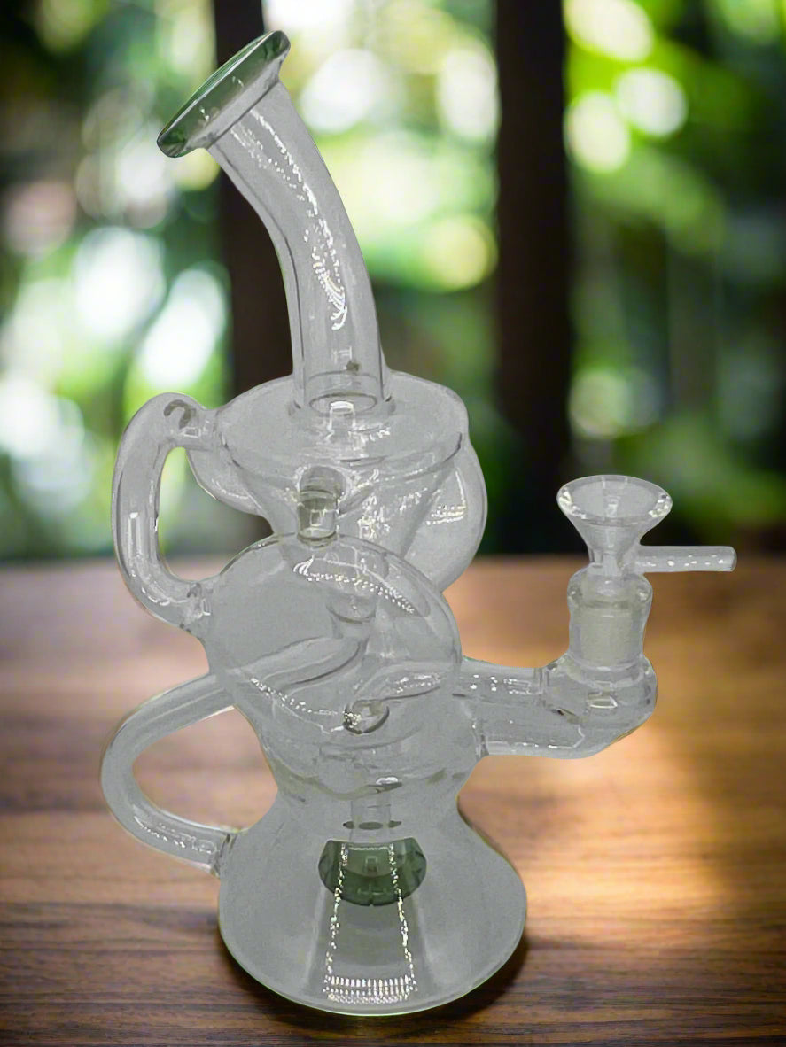 11" Recycler Oil Rig with Showerhead Perc
