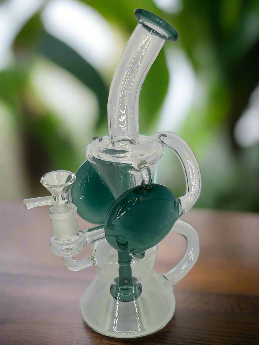 11" Recycler Oil Rig with Showerhead Perc