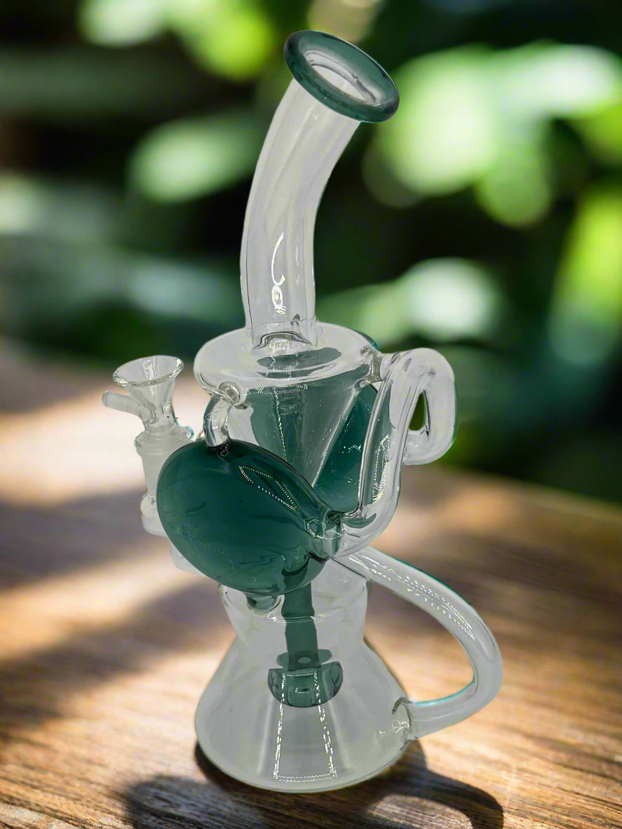 11" Recycler Oil Rig with Showerhead Perc