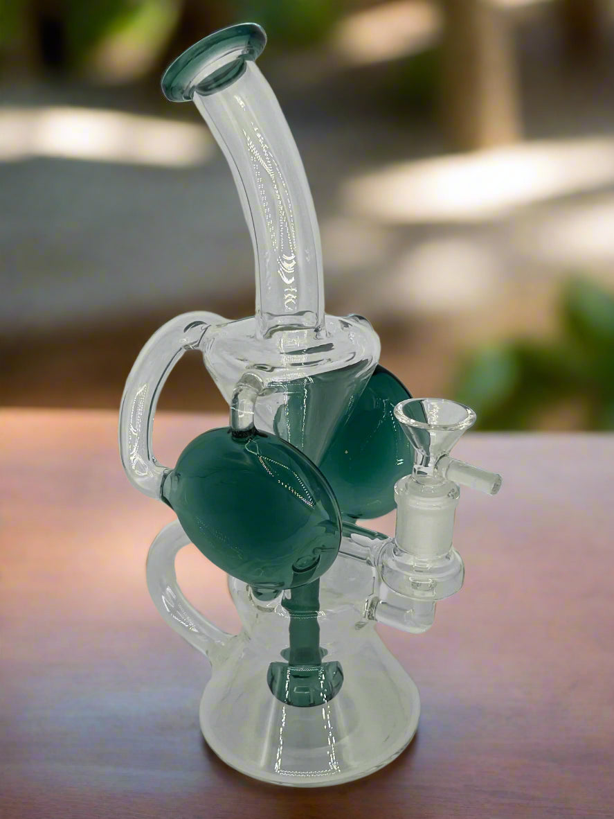 11" Recycler Oil Rig with Showerhead Perc