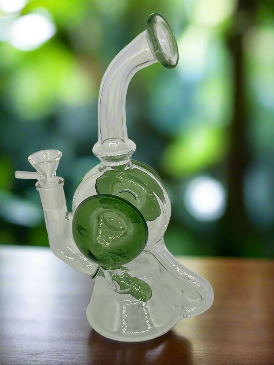 11" Recycler Oil Rig with Showerhead Perc