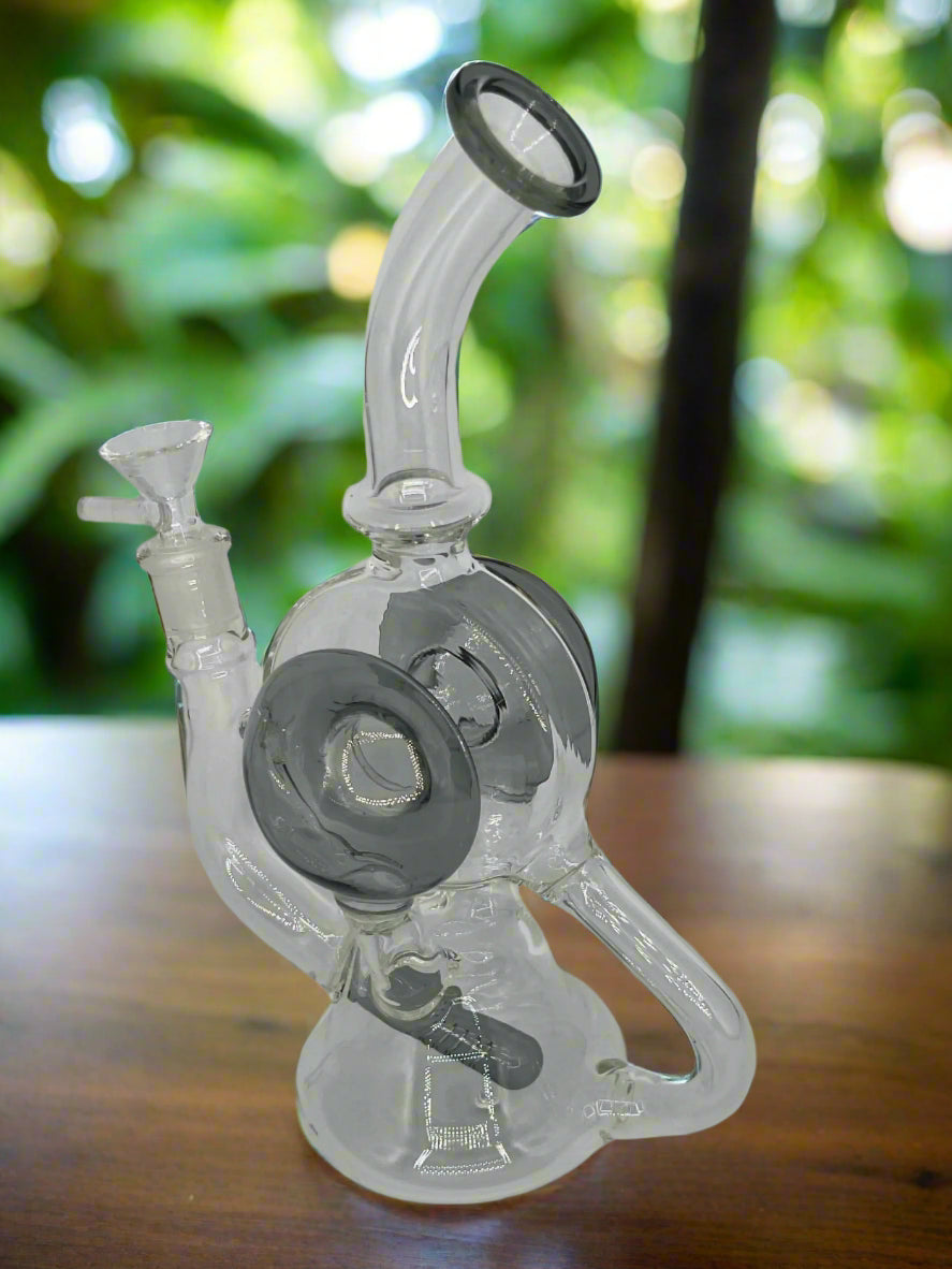 11" Recycler Oil Rig with Showerhead Perc