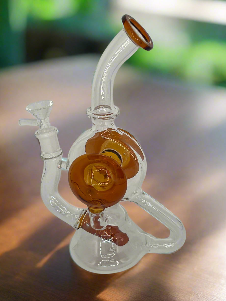 11" Recycler Oil Rig with Showerhead Perc