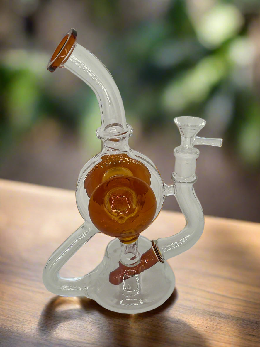 11" Recycler Oil Rig with Showerhead Perc