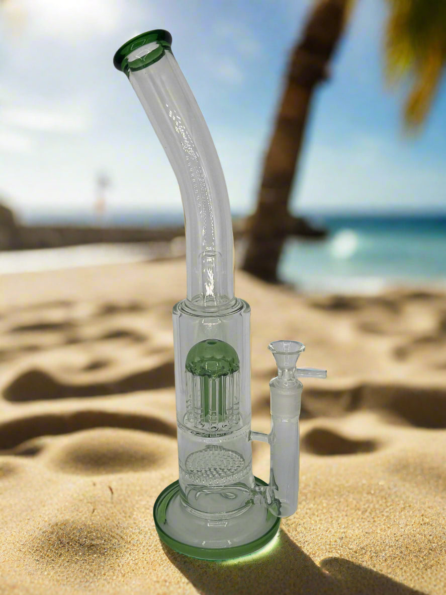 16" Tree Perc to Honeycomb Perc Bong