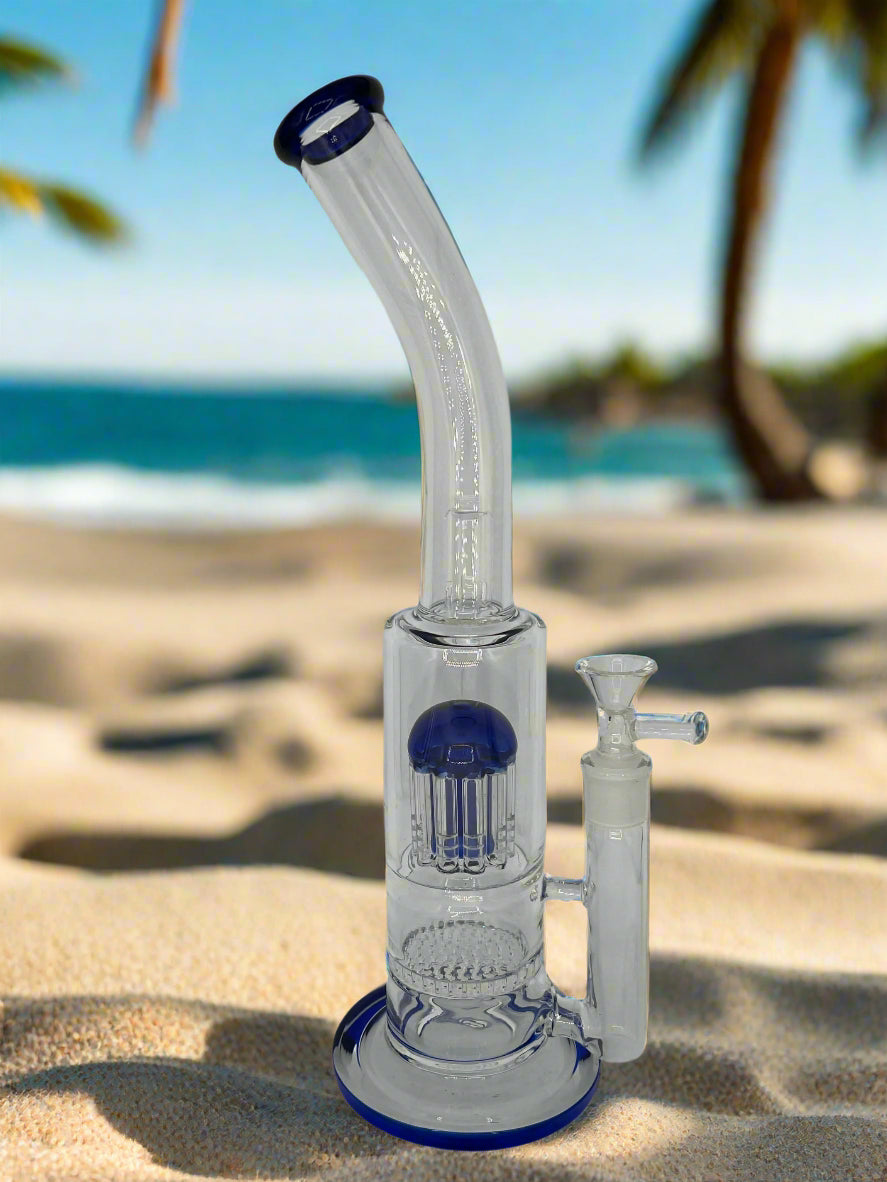 16" Tree Perc to Honeycomb Perc Bong