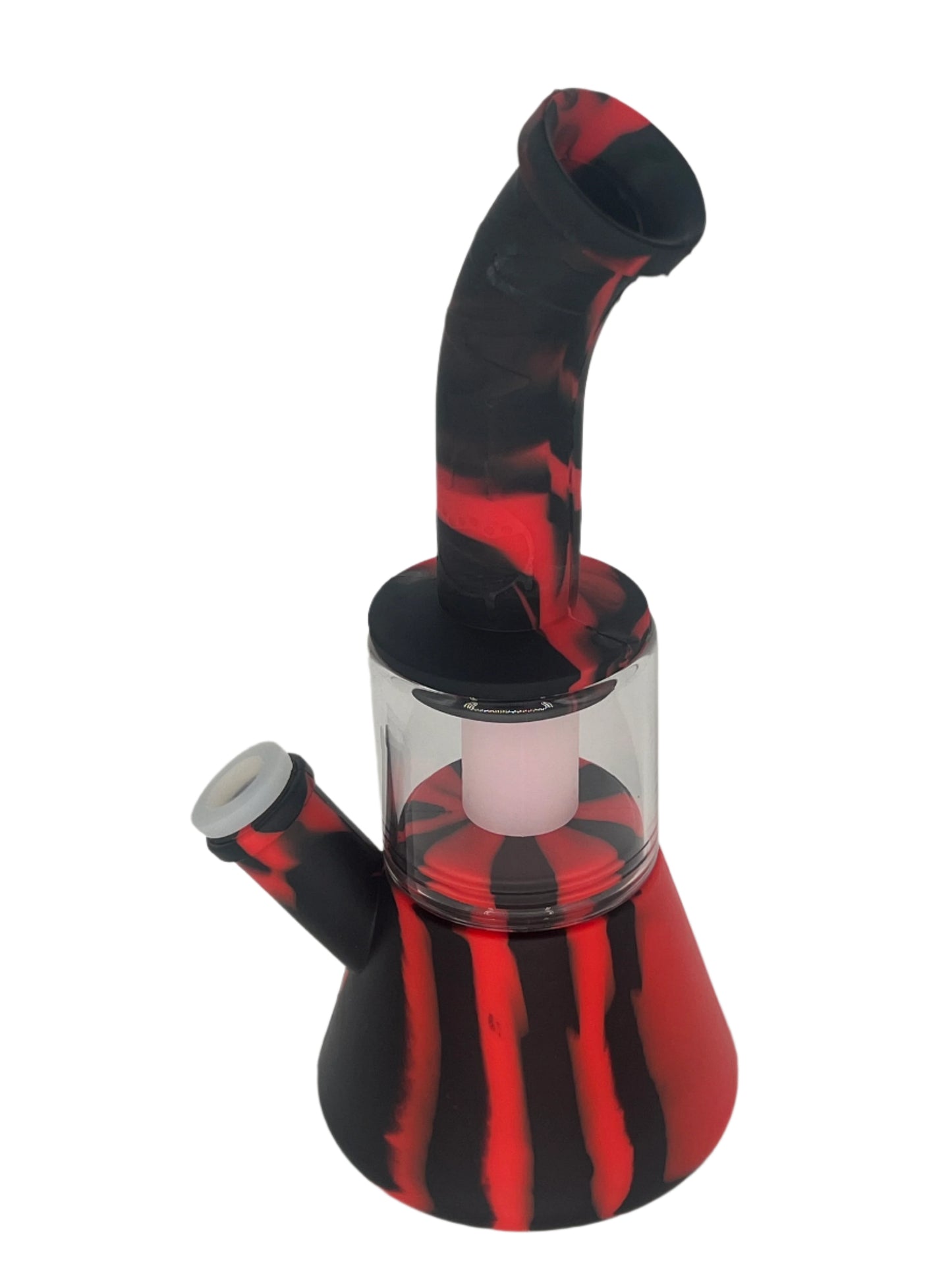 9" Silicone Perc & Glass Hybrid Bong