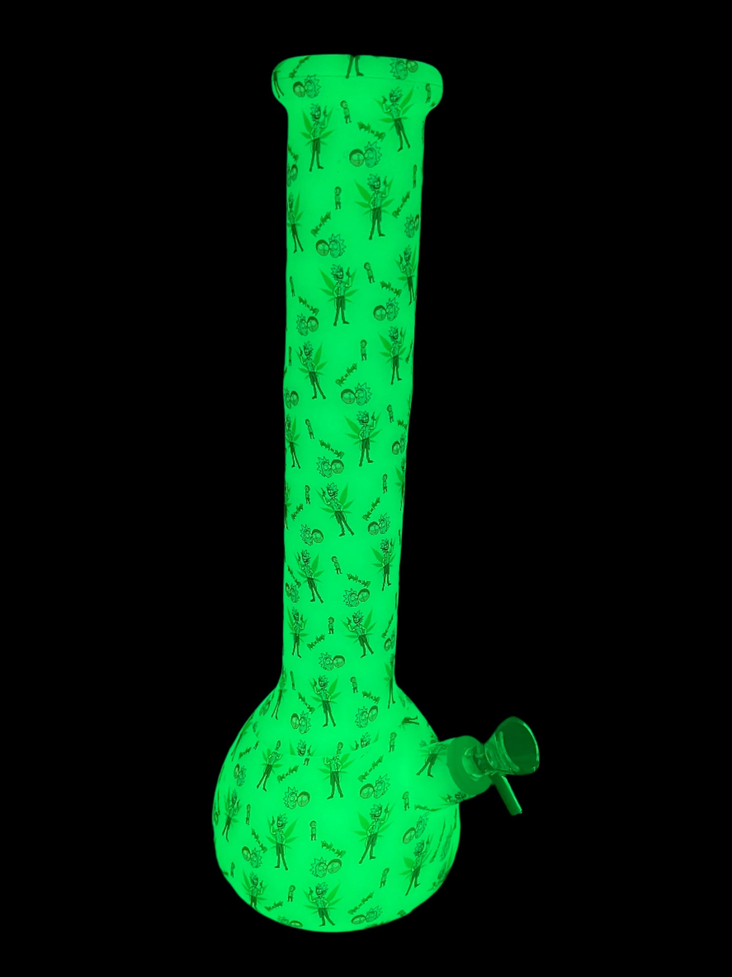14" Glow-in-the-Dark Silicone Bong
