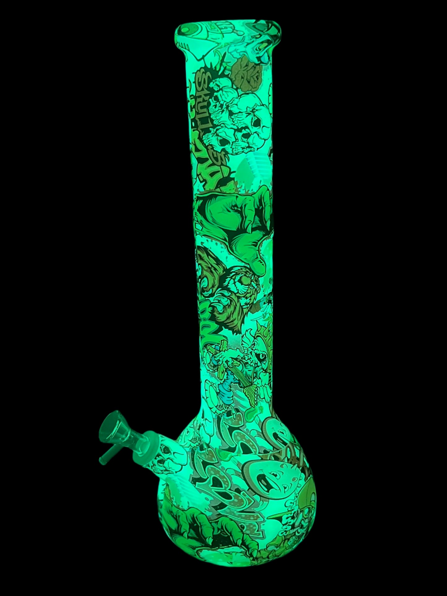 14" Glow-in-the-Dark Silicone Bong