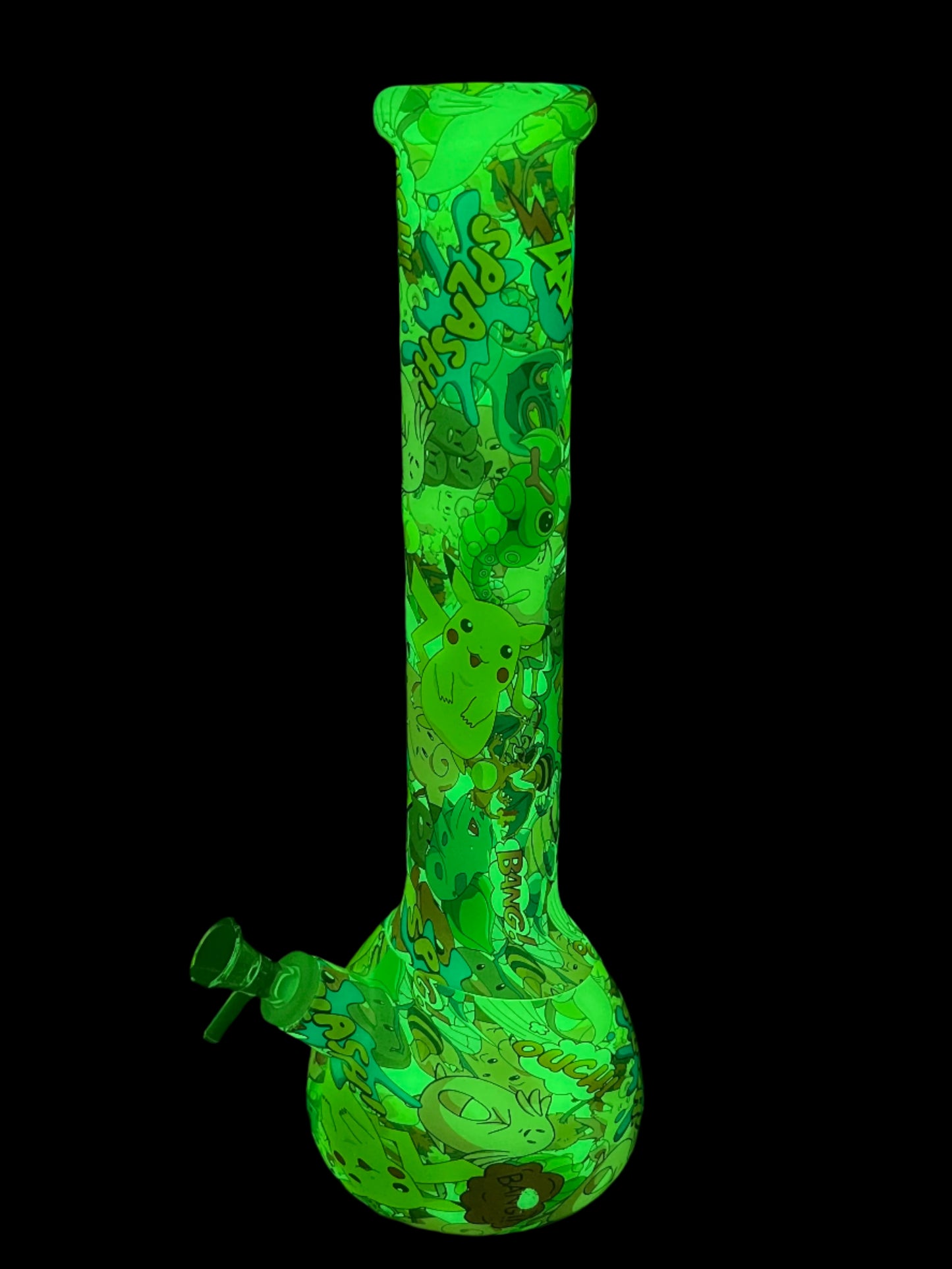 14" Glow-in-the-Dark Silicone Bong