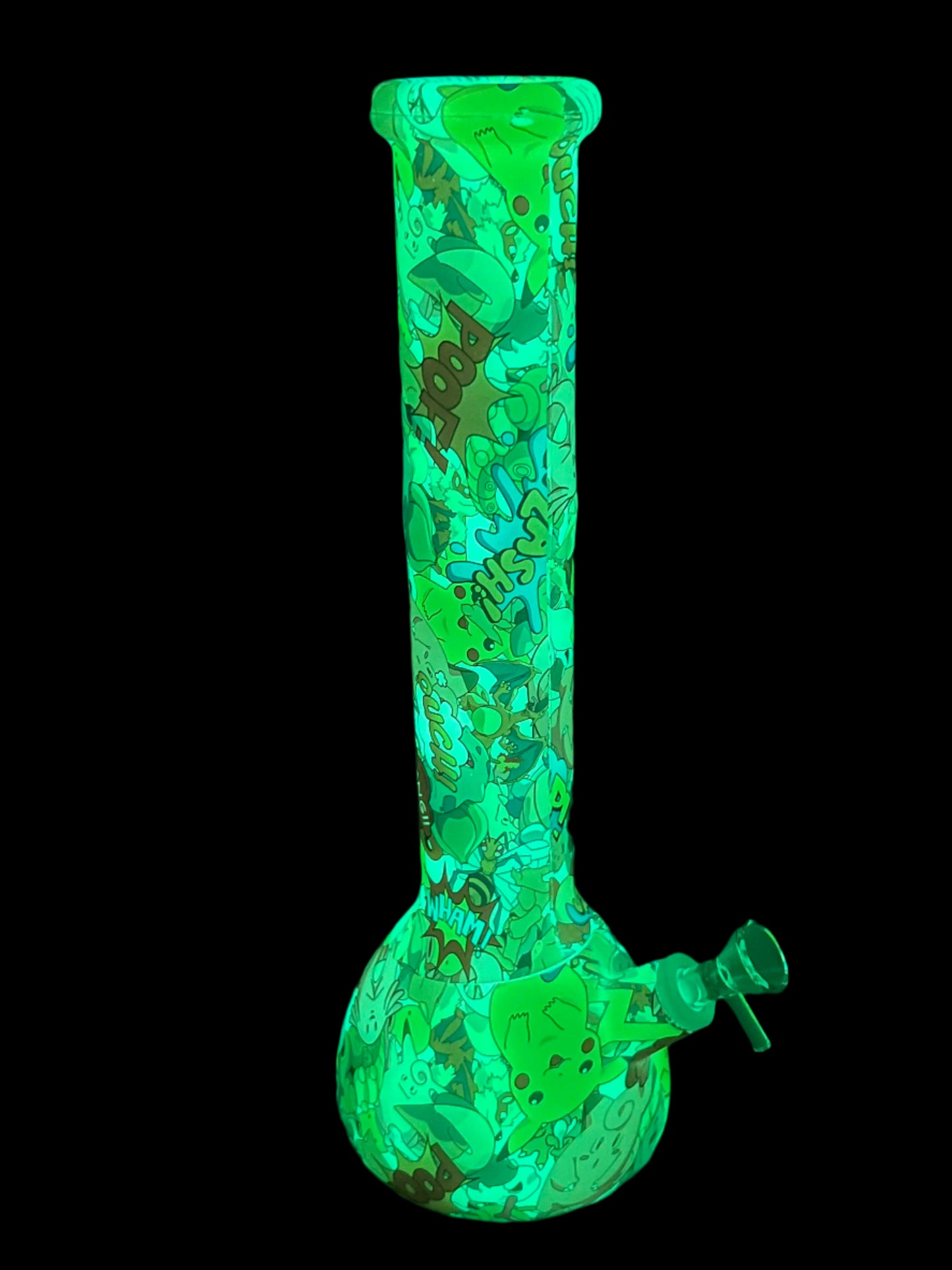 14" Glow-in-the-Dark Silicone Bong