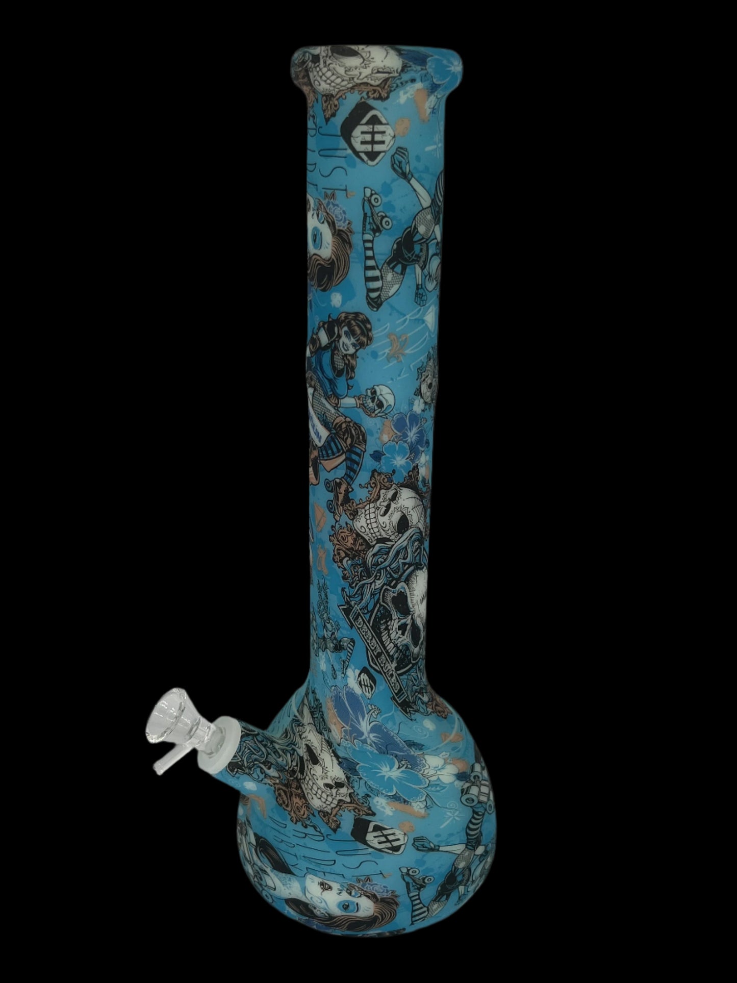 14" Glow-in-the-Dark Silicone Bong