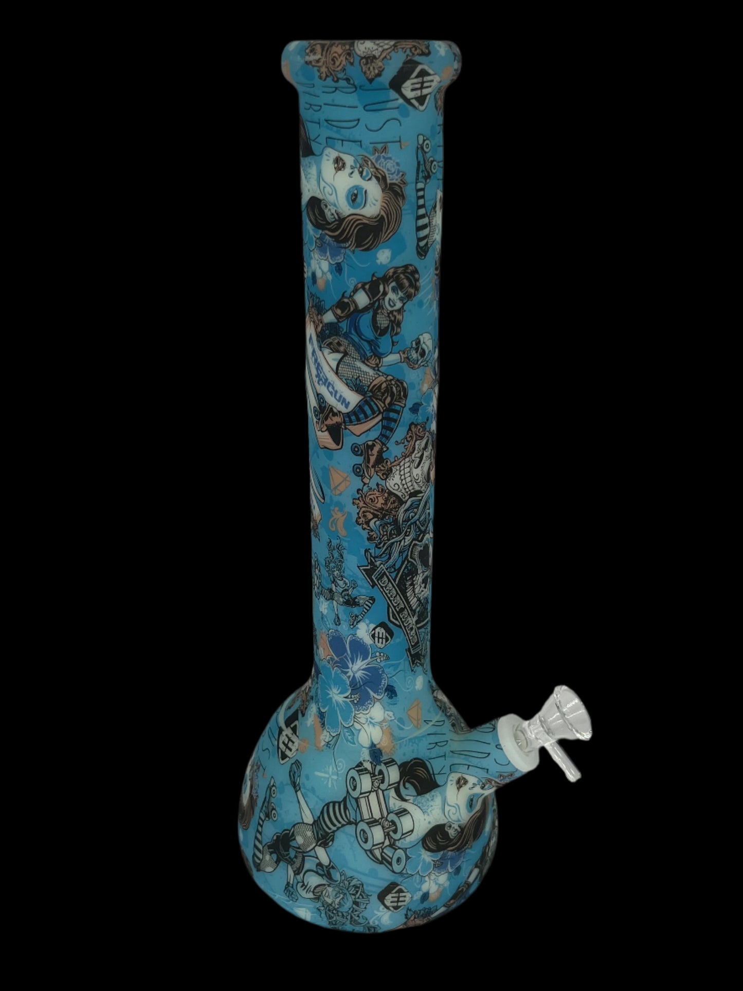 14" Glow-in-the-Dark Silicone Bong