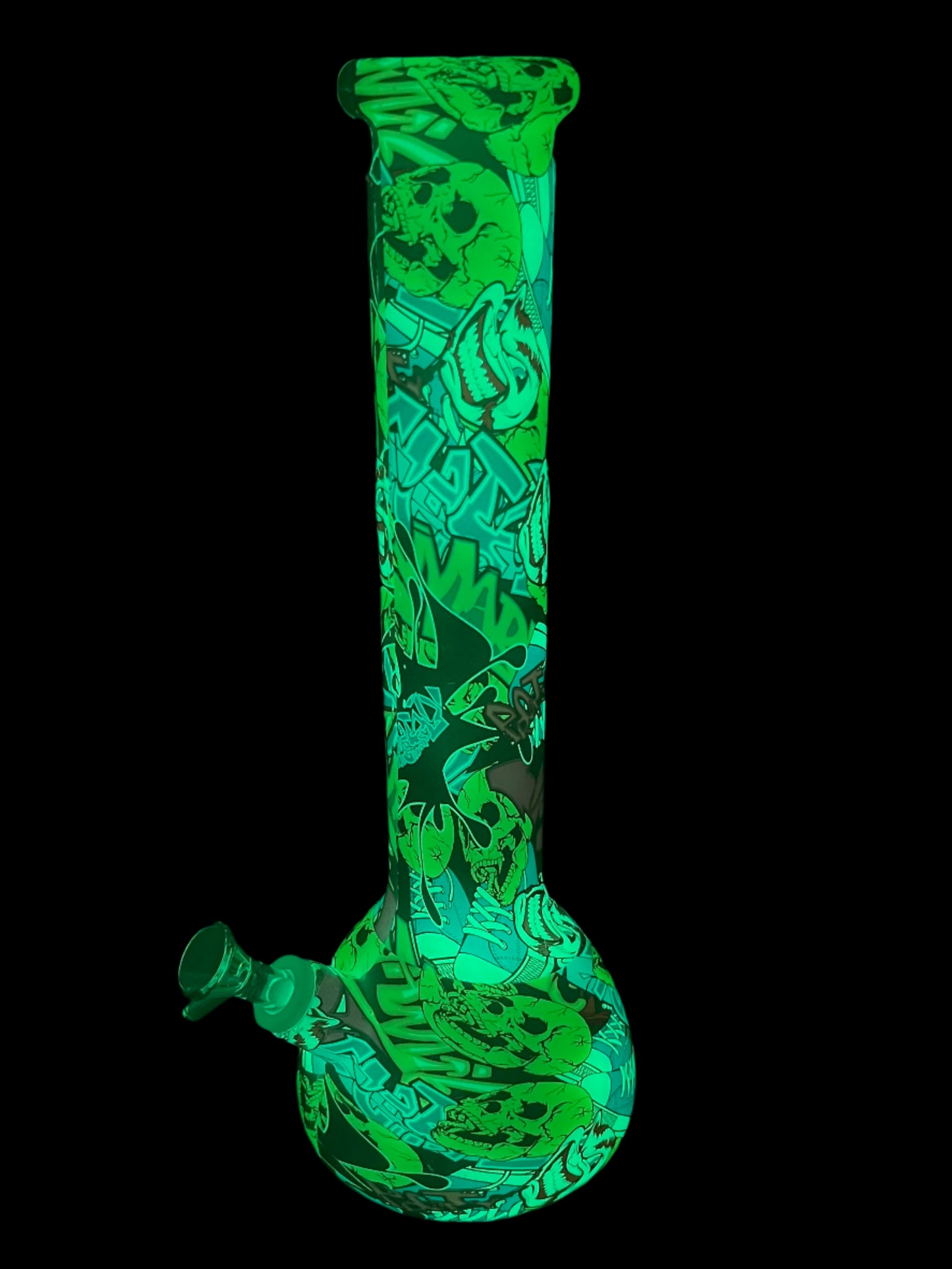 14" Glow-in-the-Dark Silicone Bong
