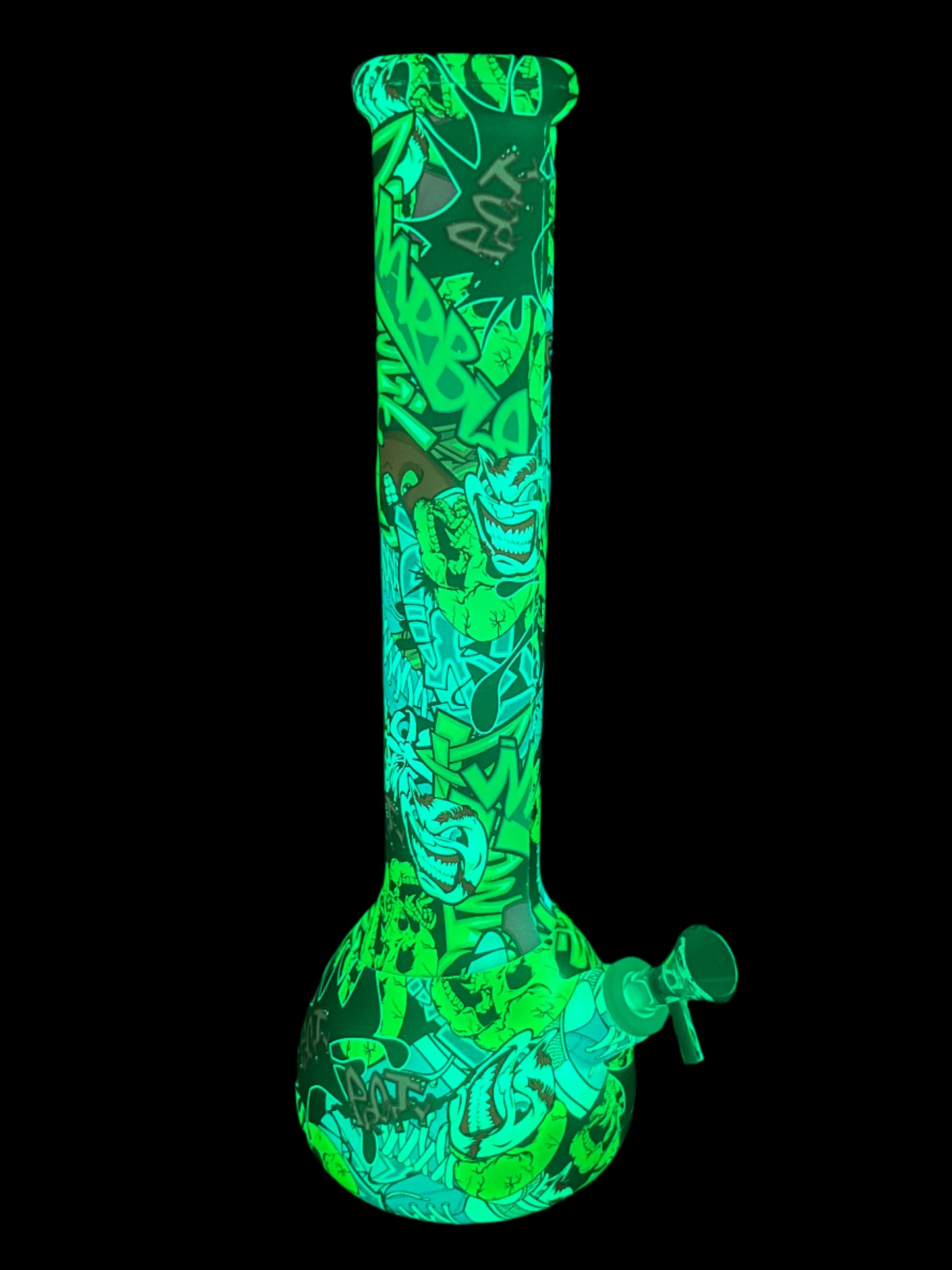 14" Glow-in-the-Dark Silicone Bong