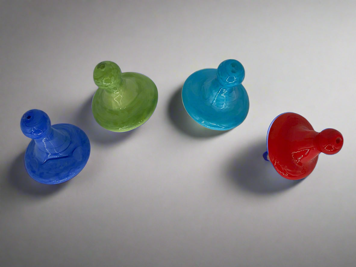 Handmade Solid Color Glass Carb Cap for Dab Rigs