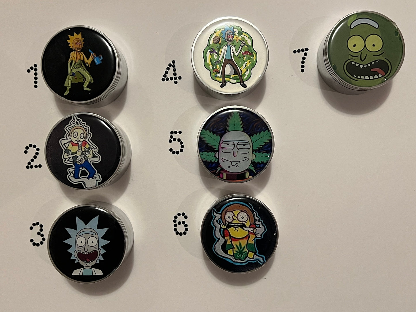 63mm Rick and Morty 4-Part Grinder