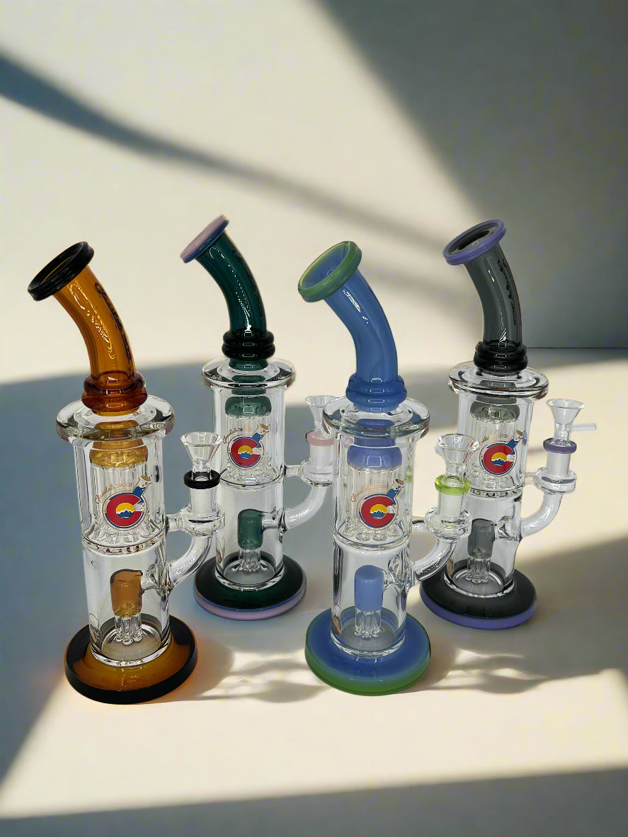 Glasslab 303 Double Tree Perc Rig