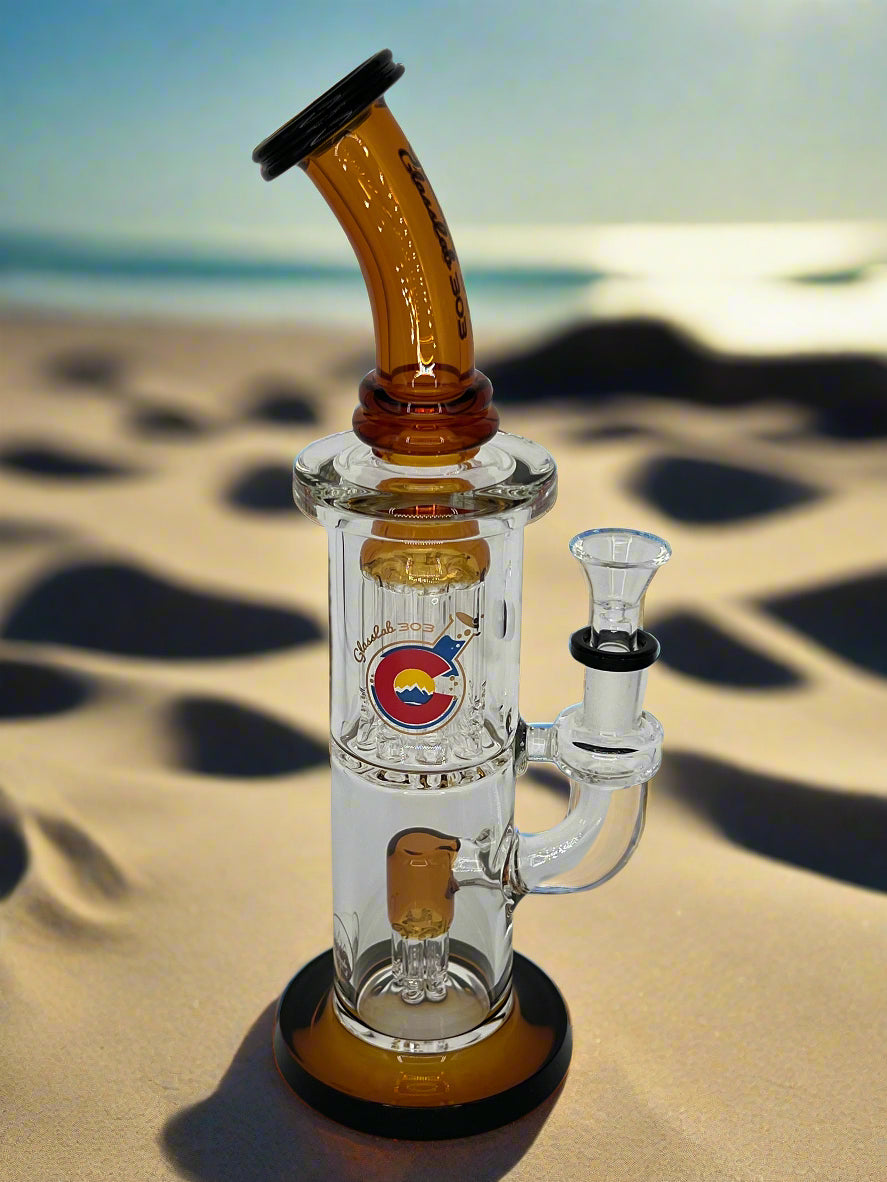 Glasslab 303 Double Tree Perc Rig