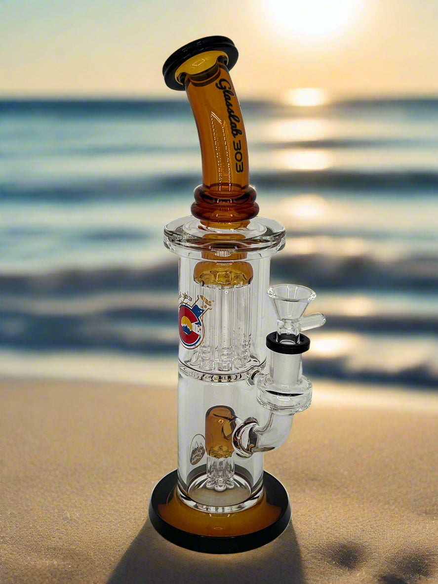 Glasslab 303 Double Tree Perc Rig