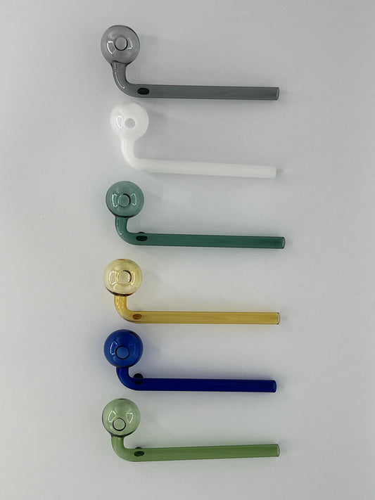 Bent Oil Burner Color Bubble Stem