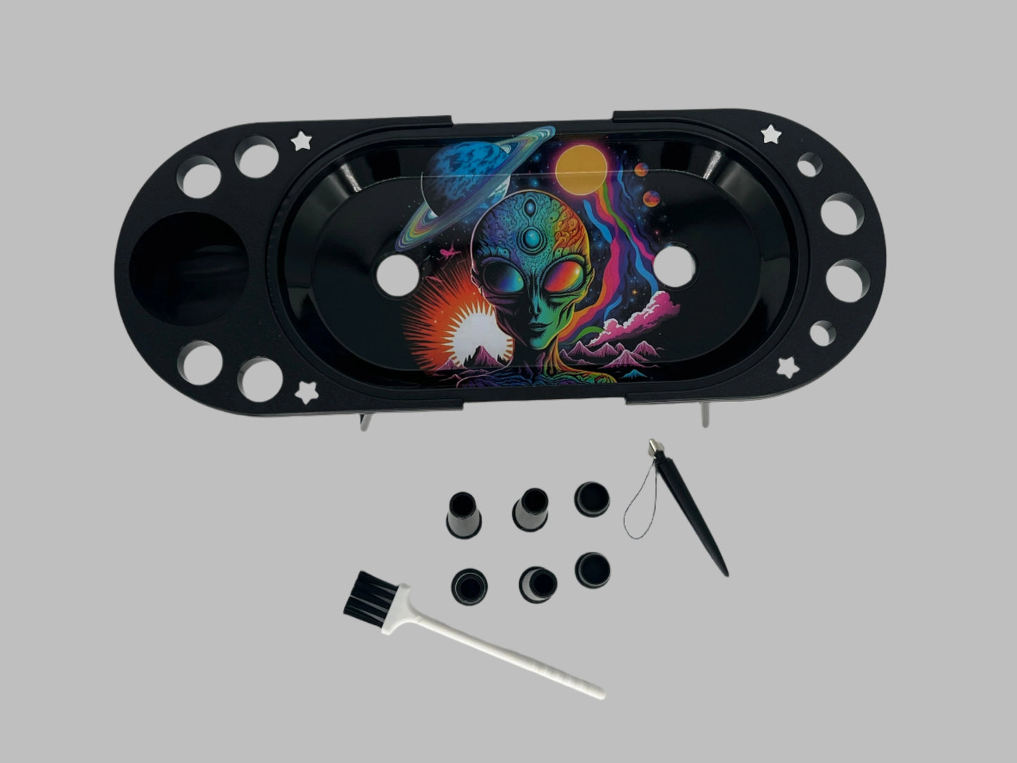 Rolling Smoking Set Console Tray