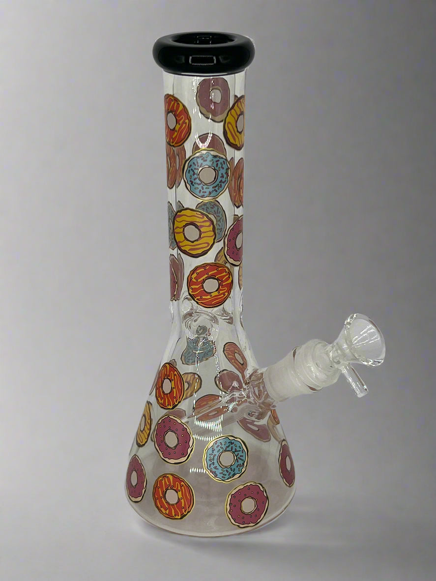 Donut Decal Water Bong