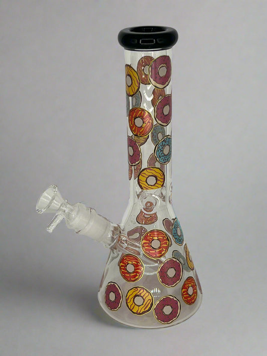 Donut Decal Water Bong