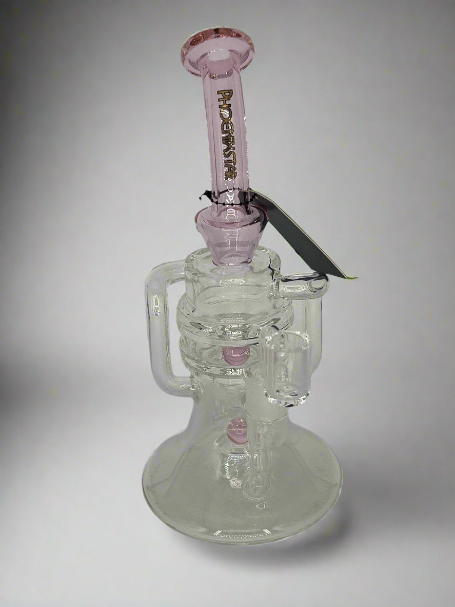 New Recycler Glass Dab Rig with Rotatable Ball