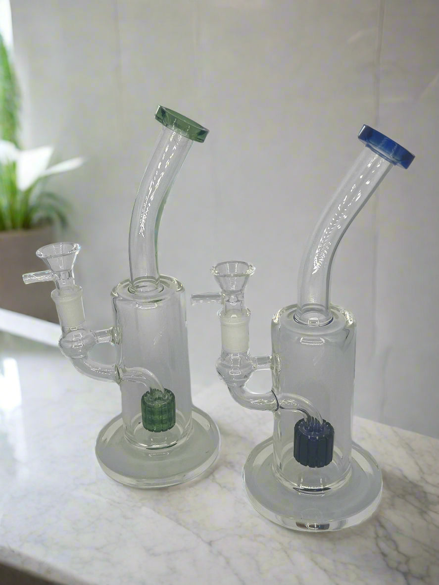 Matrix Perc Bong with Bent Neck