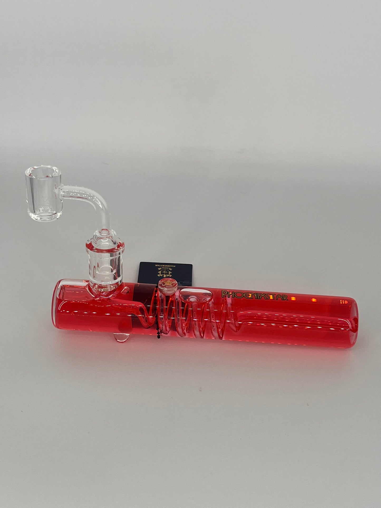 Glycerin Hand Pipe with Quartz Banger