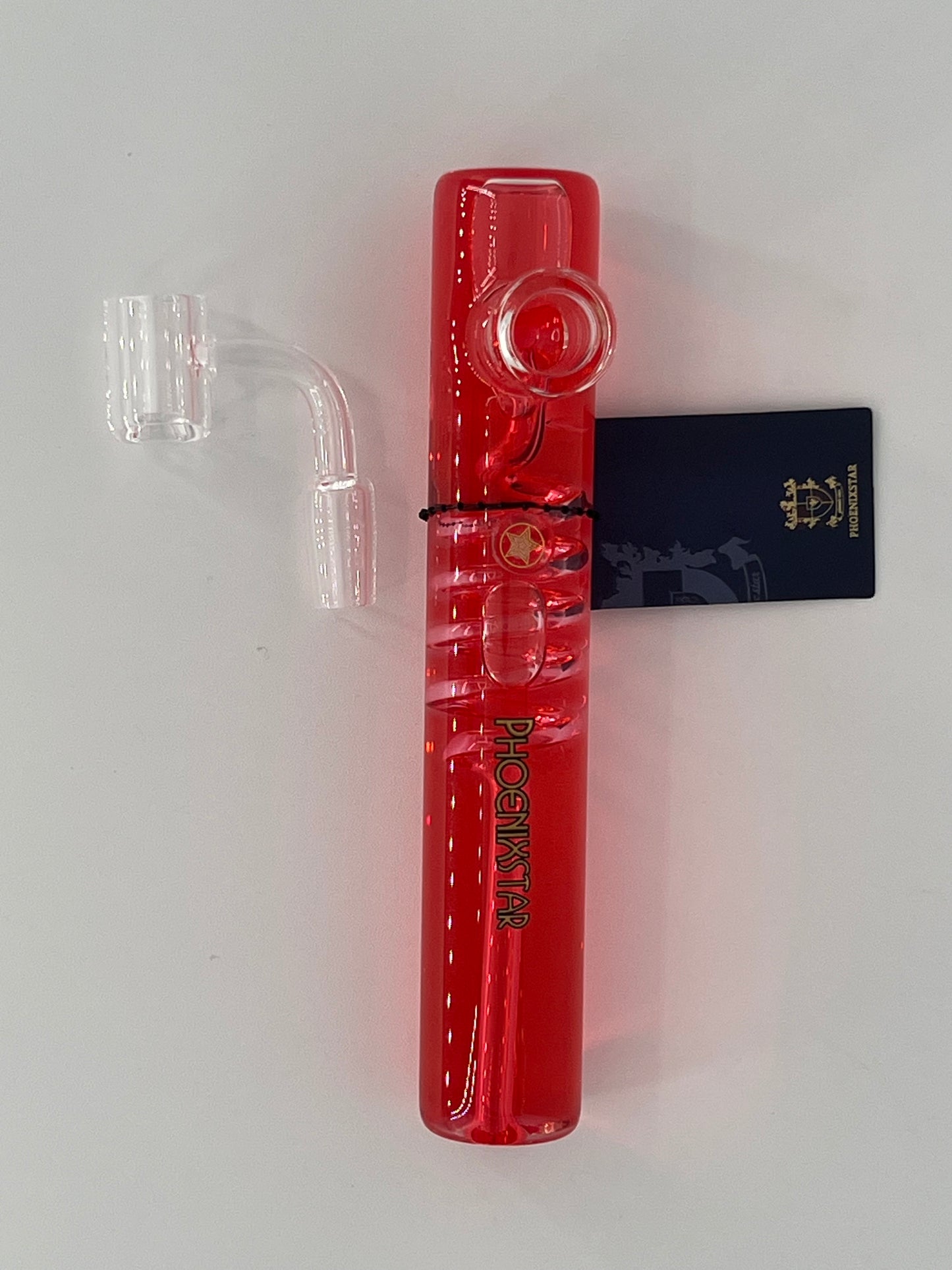 Glycerin Hand Pipe with Quartz Banger