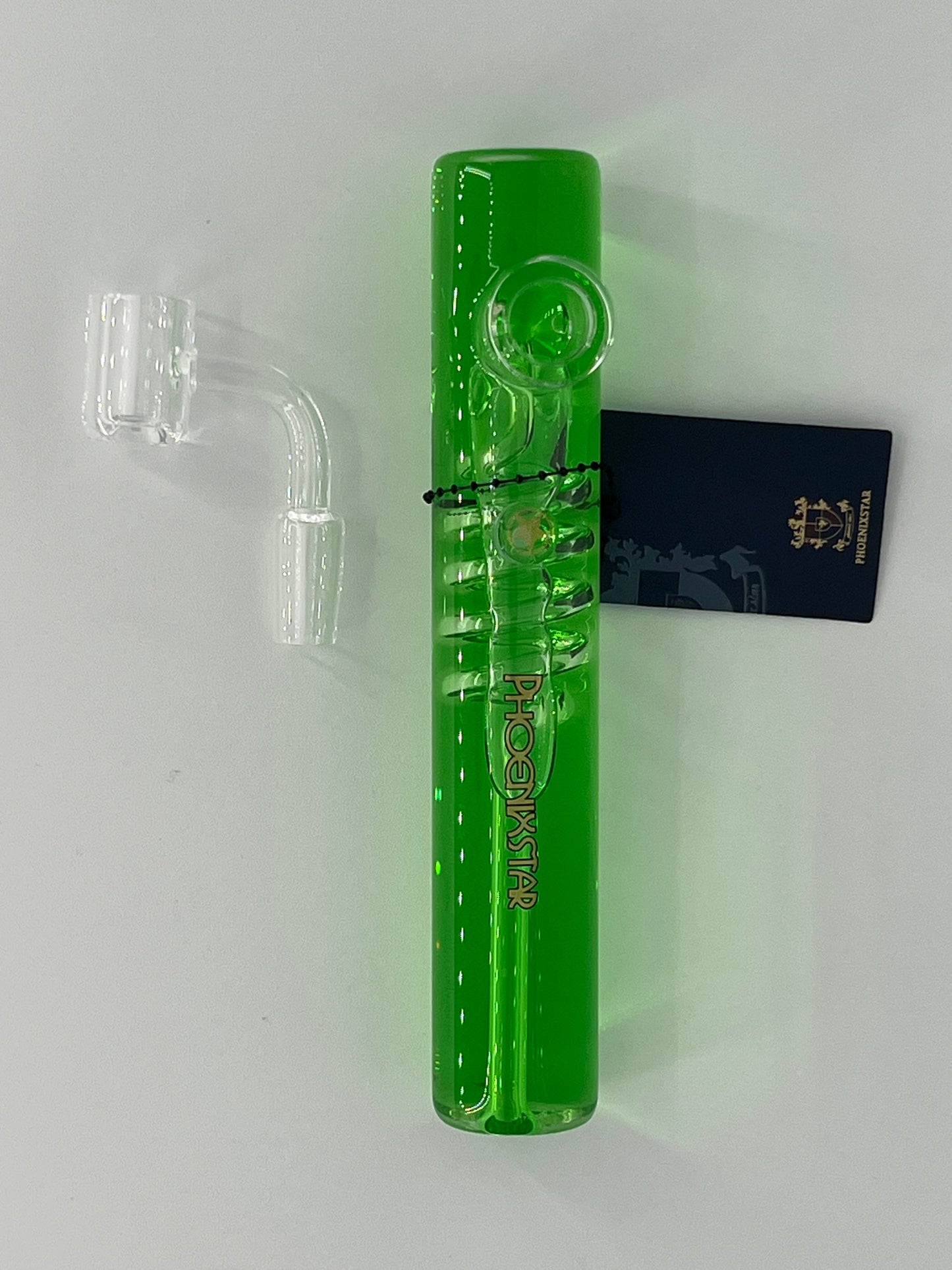 Glycerin Hand Pipe with Quartz Banger