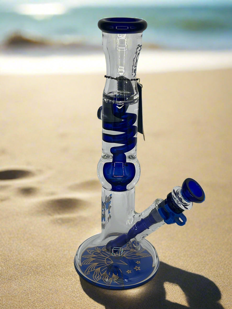 Phoenix Star 11" Freezable Glycerin Coil Bong