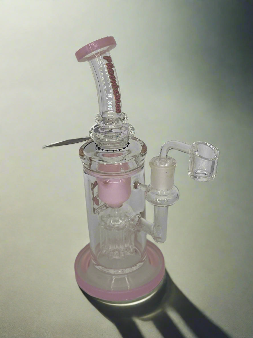 Recycler Dab Rig with 8-Arm Perc