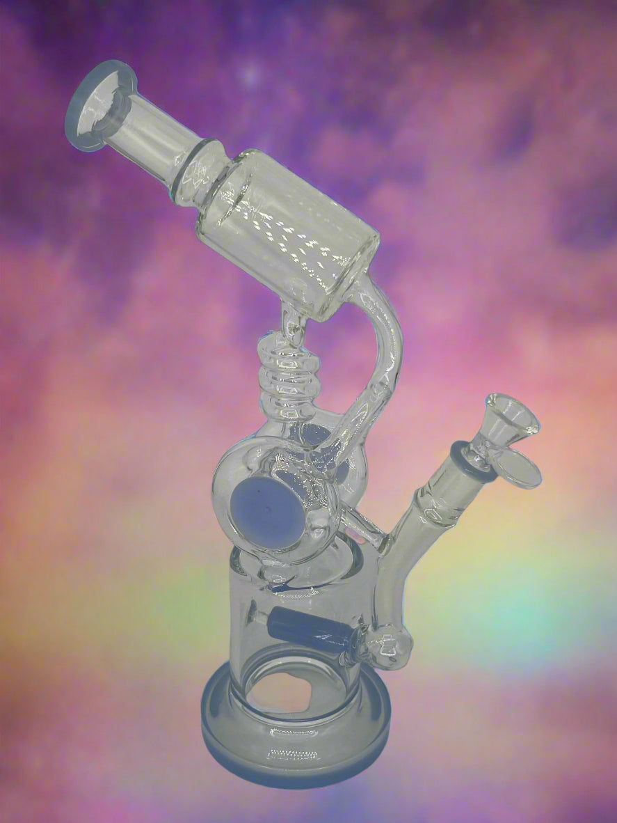 Smoker's Gun 12" Coil to Inline Perc Bong