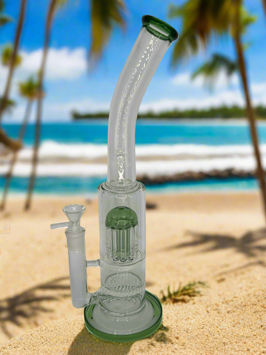16" Tree Perc to Honeycomb Perc Bong