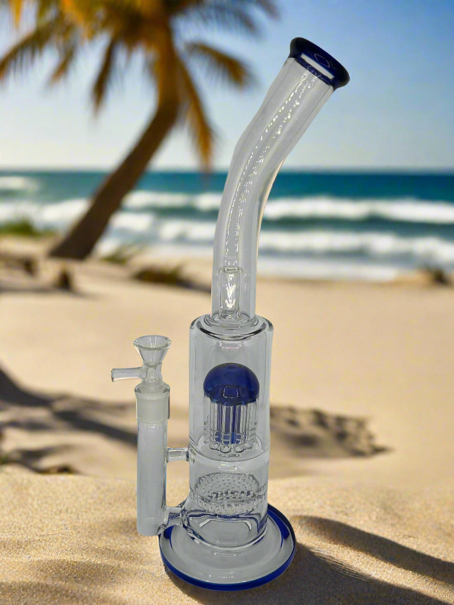 16" Tree Perc to Honeycomb Perc Bong